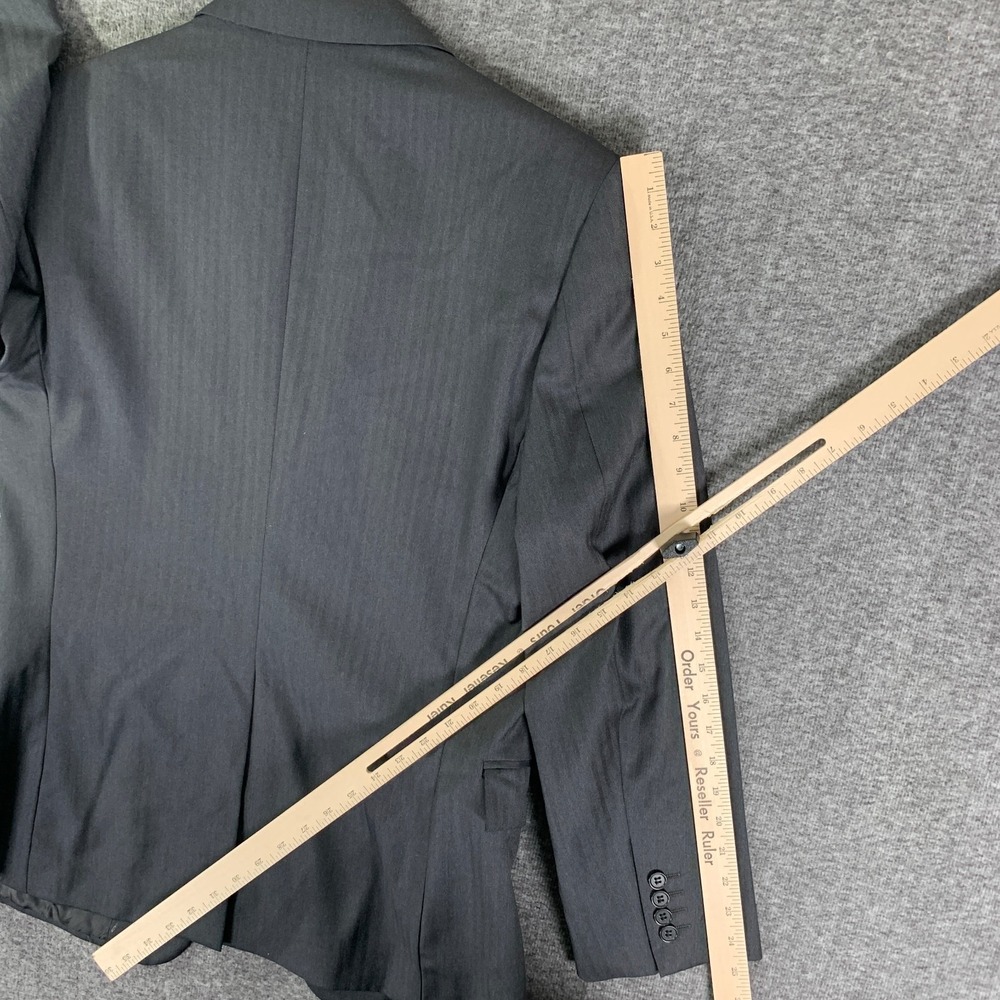 Brooks Brothers 2 Piece Suit Men 43R Gray Vitale Barberis Canonico Wool 35x30 - Picture 8 of 16